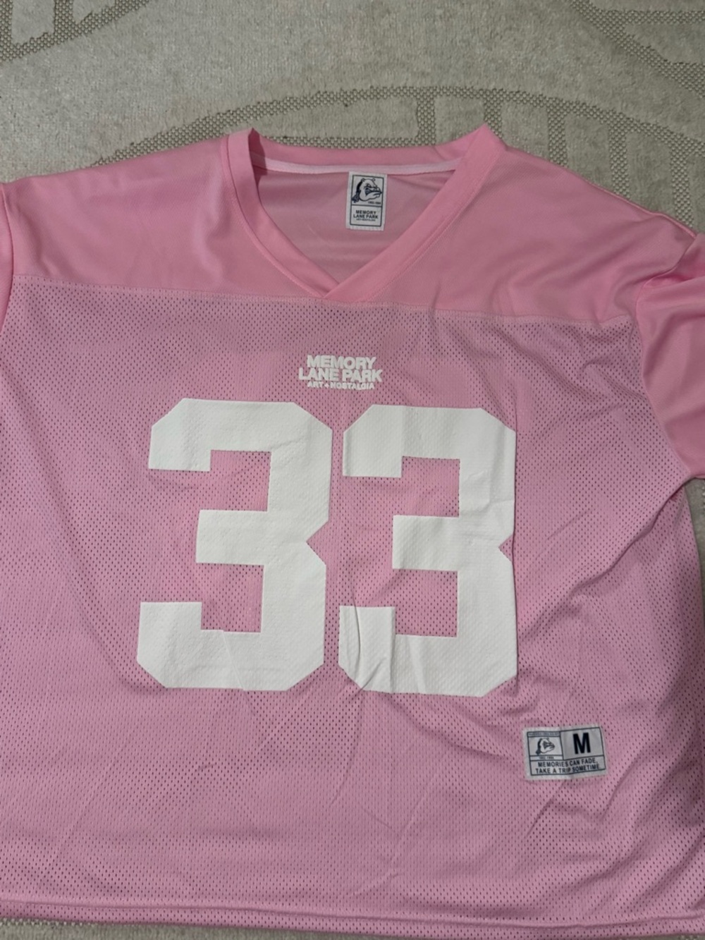 Pink Mesh Jersey Shirt - 33